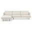 Burrard Walnut & Seasalt Ivory Fabric Left Chaise Sectional | Article