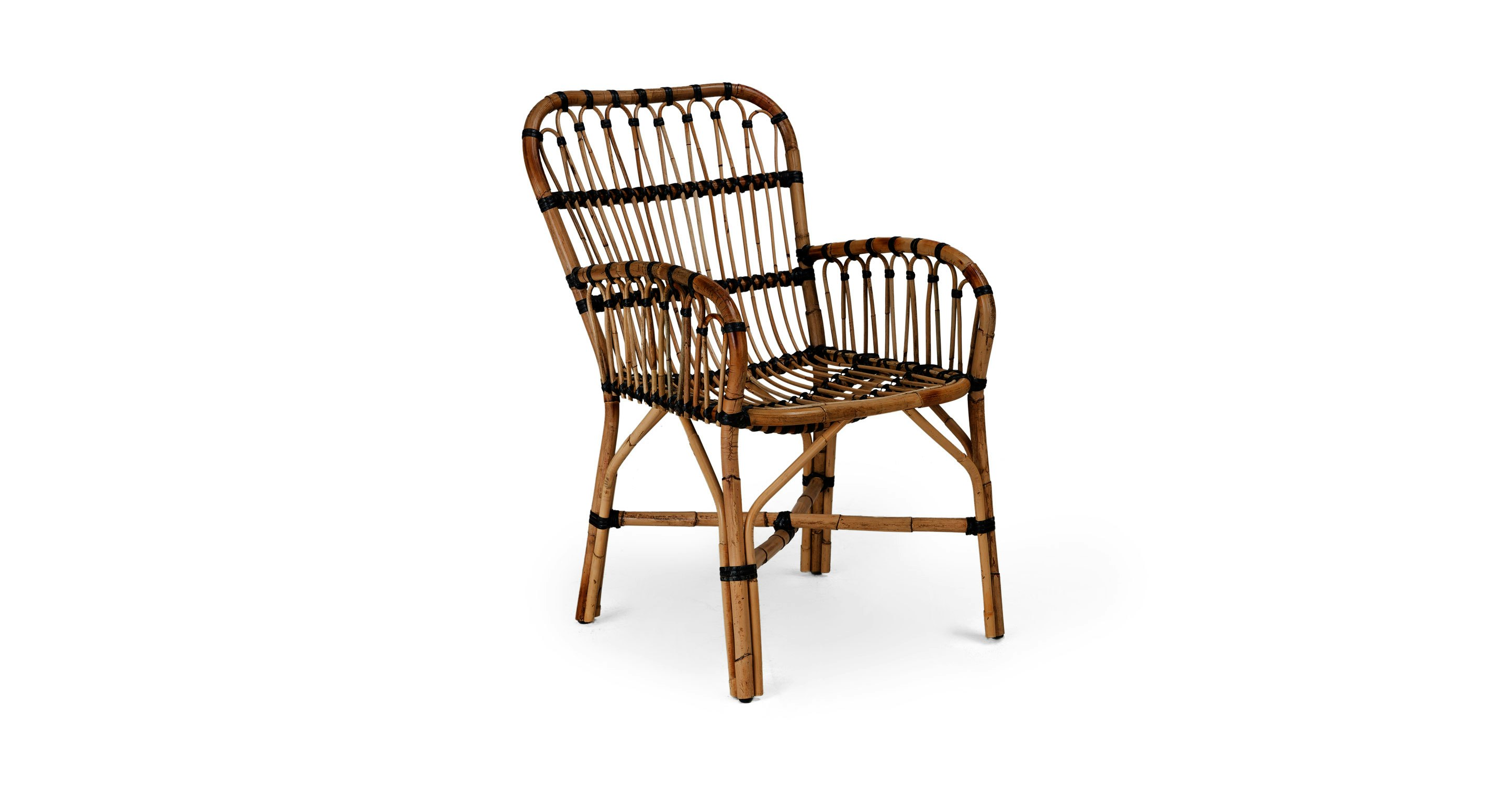 Rattan Malou Outdoor Wicker Dining Chair Article
