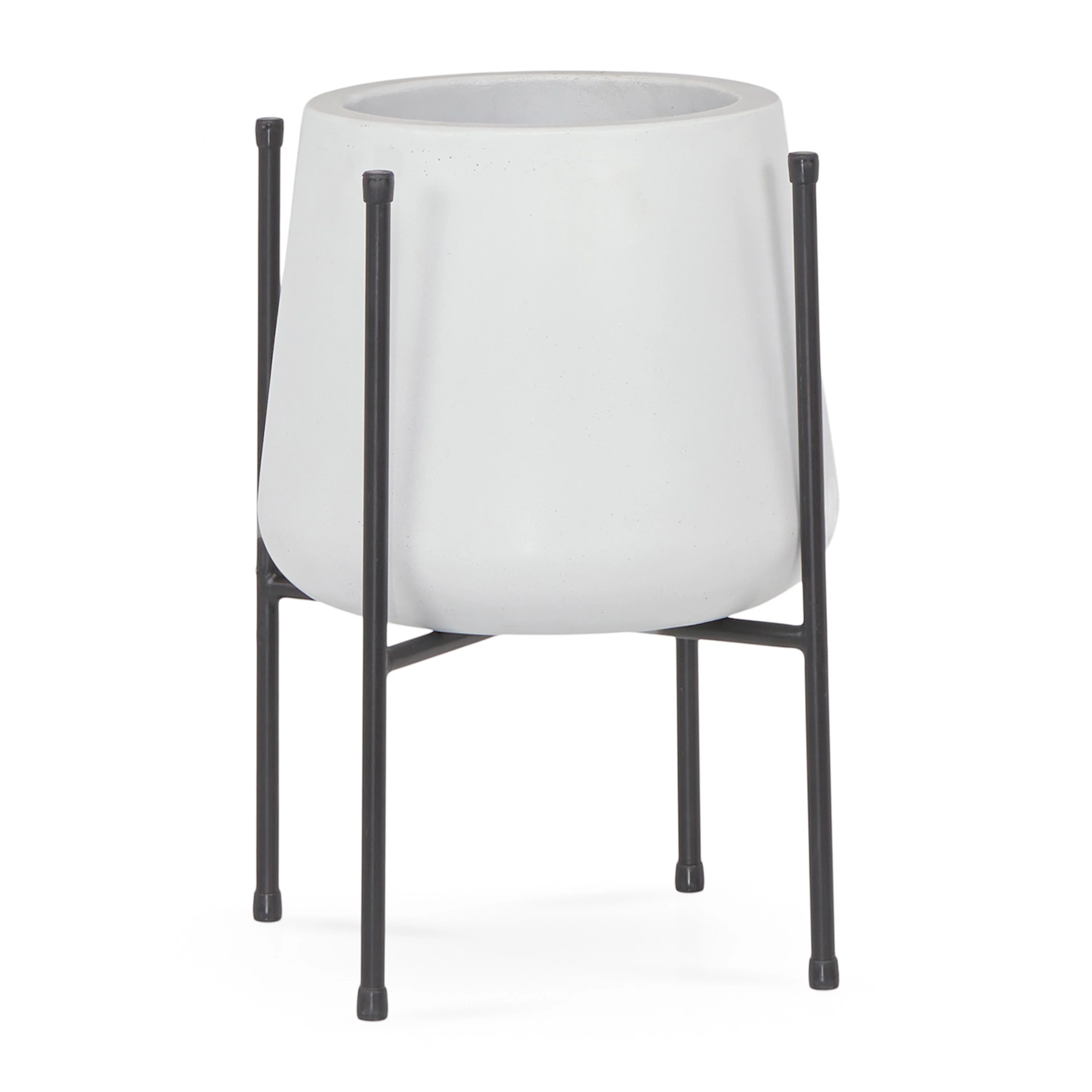 Tuva Narrow White Planter Set for Indoor/Outdoor Use