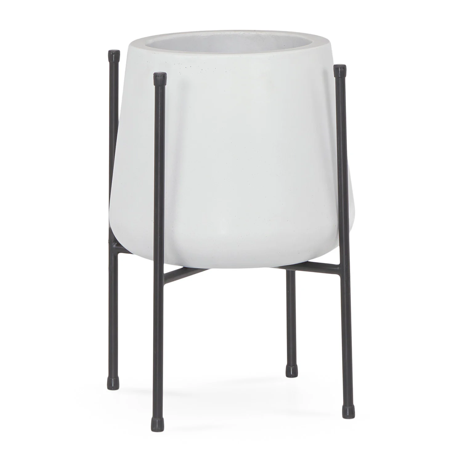 Tuva Narrow White Planter Set for Indoor/Outdoor Use