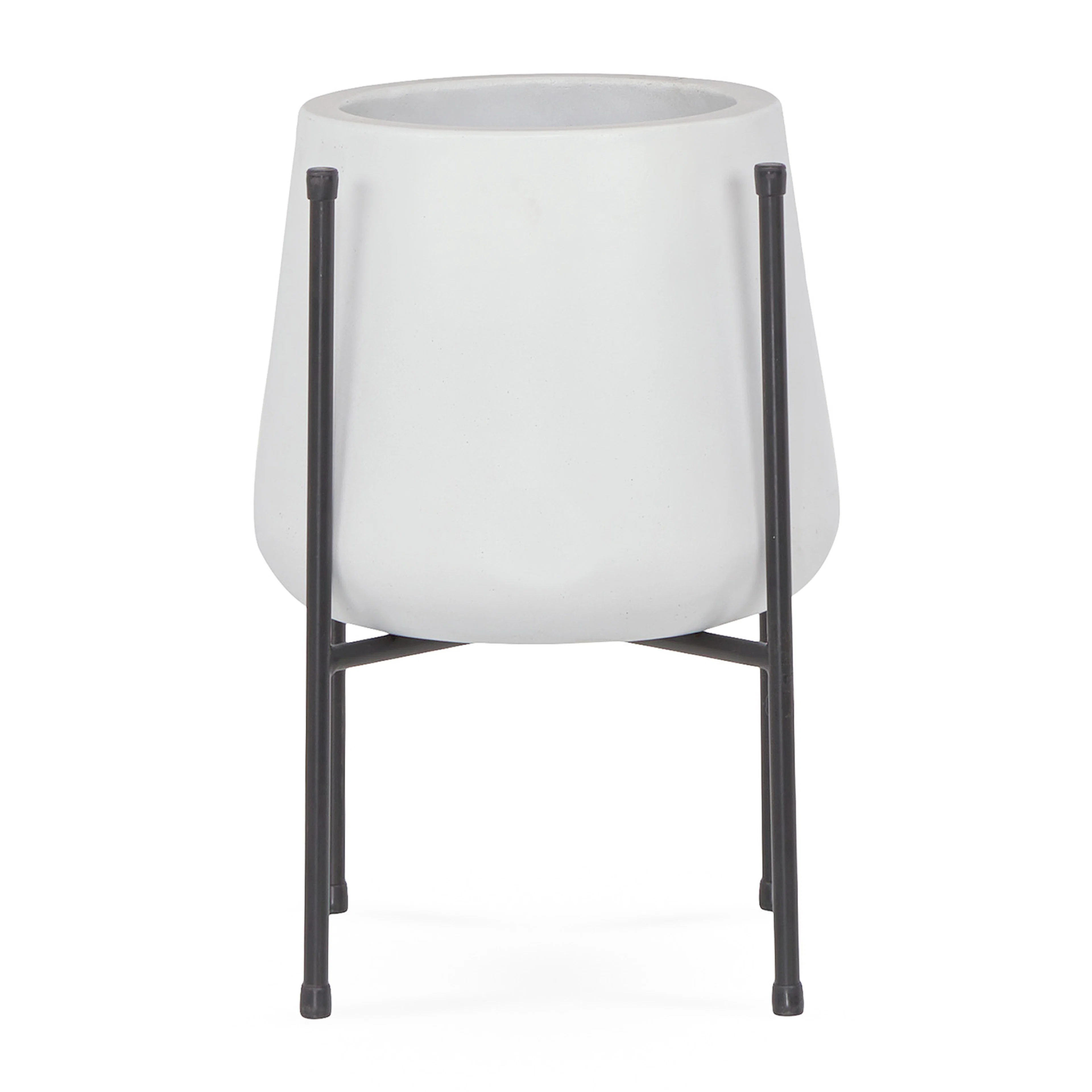Tuva Narrow White Planter Set for Indoor/Outdoor Use