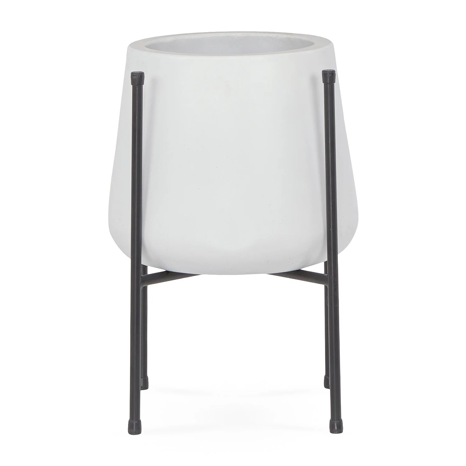 Tuva Narrow White Planter Set for Indoor/Outdoor Use