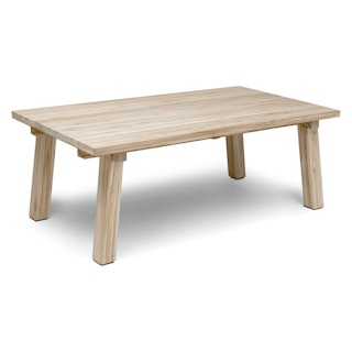 Teaka 79" Outdoor Dining Table - Natural Teak