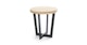 Toba Natural Teak Side Table - Gallery View 4 of 10.