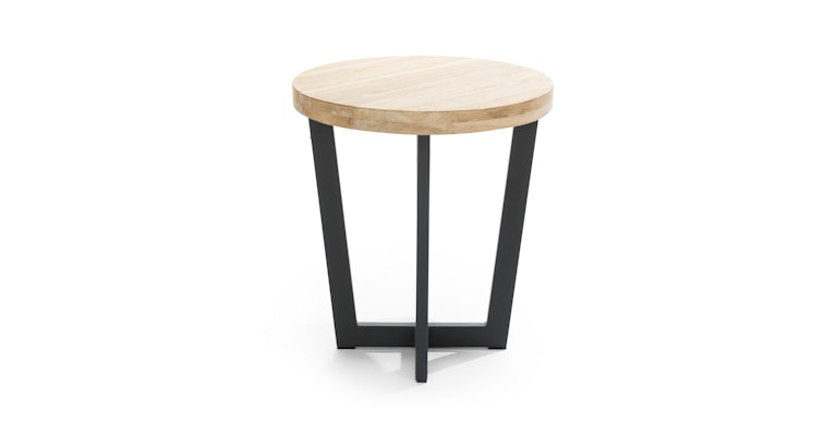 Toba Natural Teak Side Table - Primary View 1 of 10 (Open Fullscreen View).