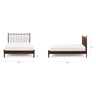 The Leesa Spindle Bed Bundle - Studio Full - Primary View 1 of 6 (Click To Zoom).