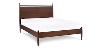 Lenia Panel Walnut Full Bed
