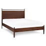 Lenia Full Panel Bed - Walnut