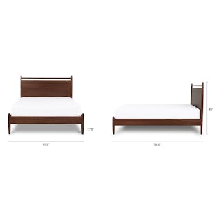 The Leesa Panel Bed Bundle - Studio Full - Primary View 1 of 6 (Click To Zoom).