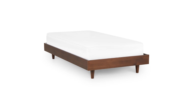 Basi Walnut Twin Bed Frame - Primary View 1 of 9 (Open Fullscreen View).