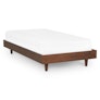 Basi Twin Bed Frame - Walnut
