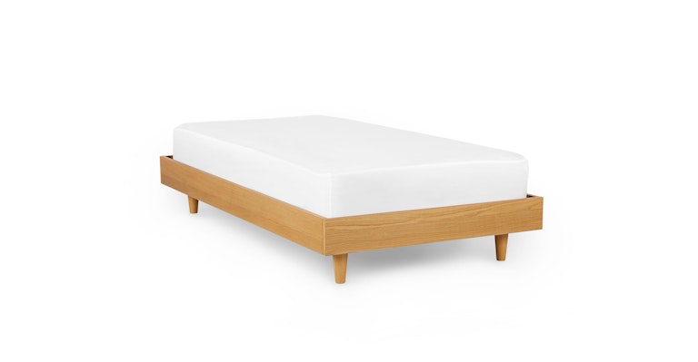 Basi Oak Twin Bed Frame - Primary View 1 of 9 (Open Fullscreen View).