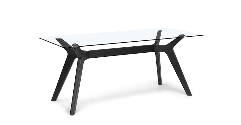 Emmer Black Dining Table for 6 - Primary View 1 of 10 (Open Fullscreen View).
