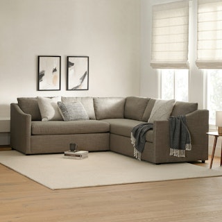 Landry 91" Corner Sectional - Napa Taupe