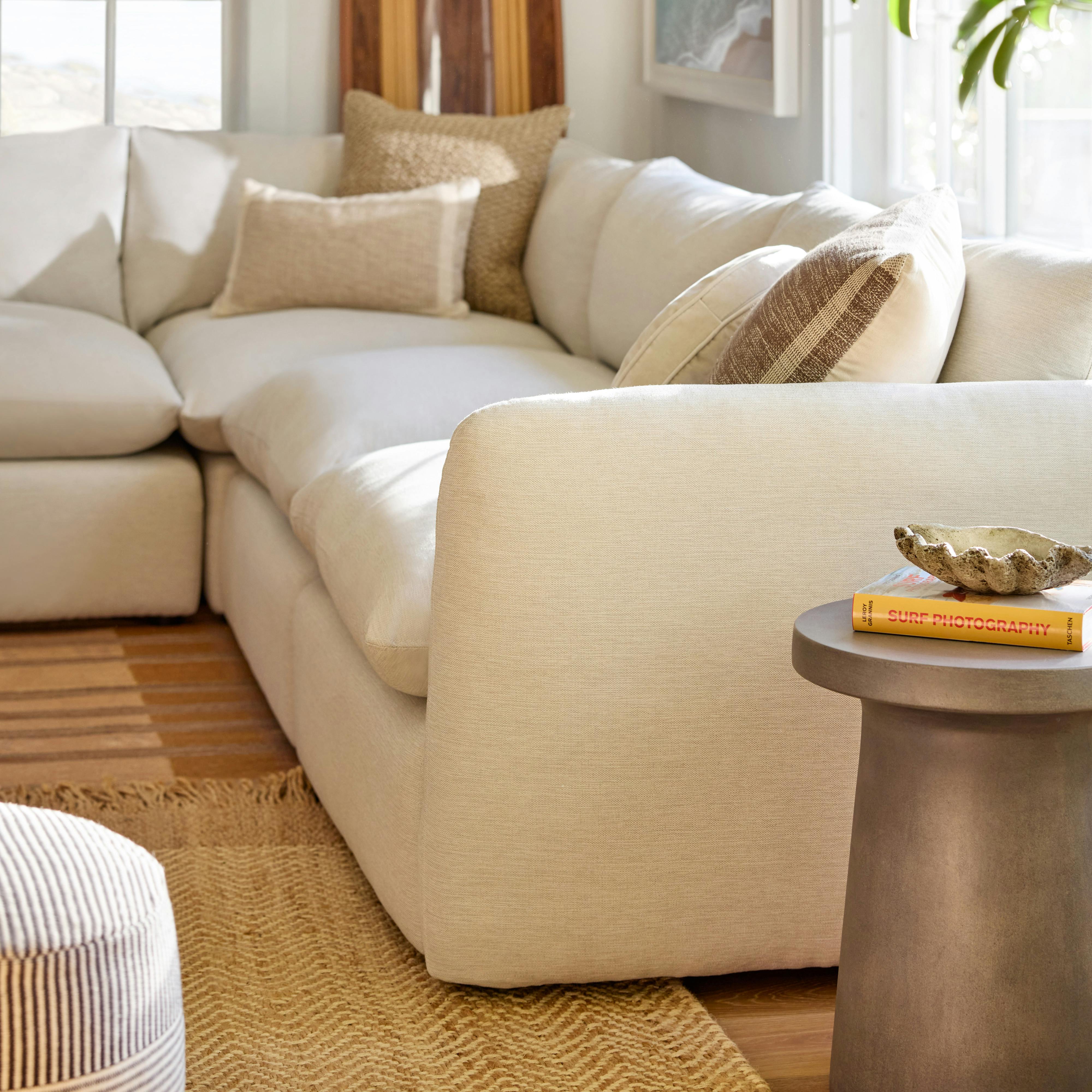 Leigh Ivory White Modular Corner Sectional | Article