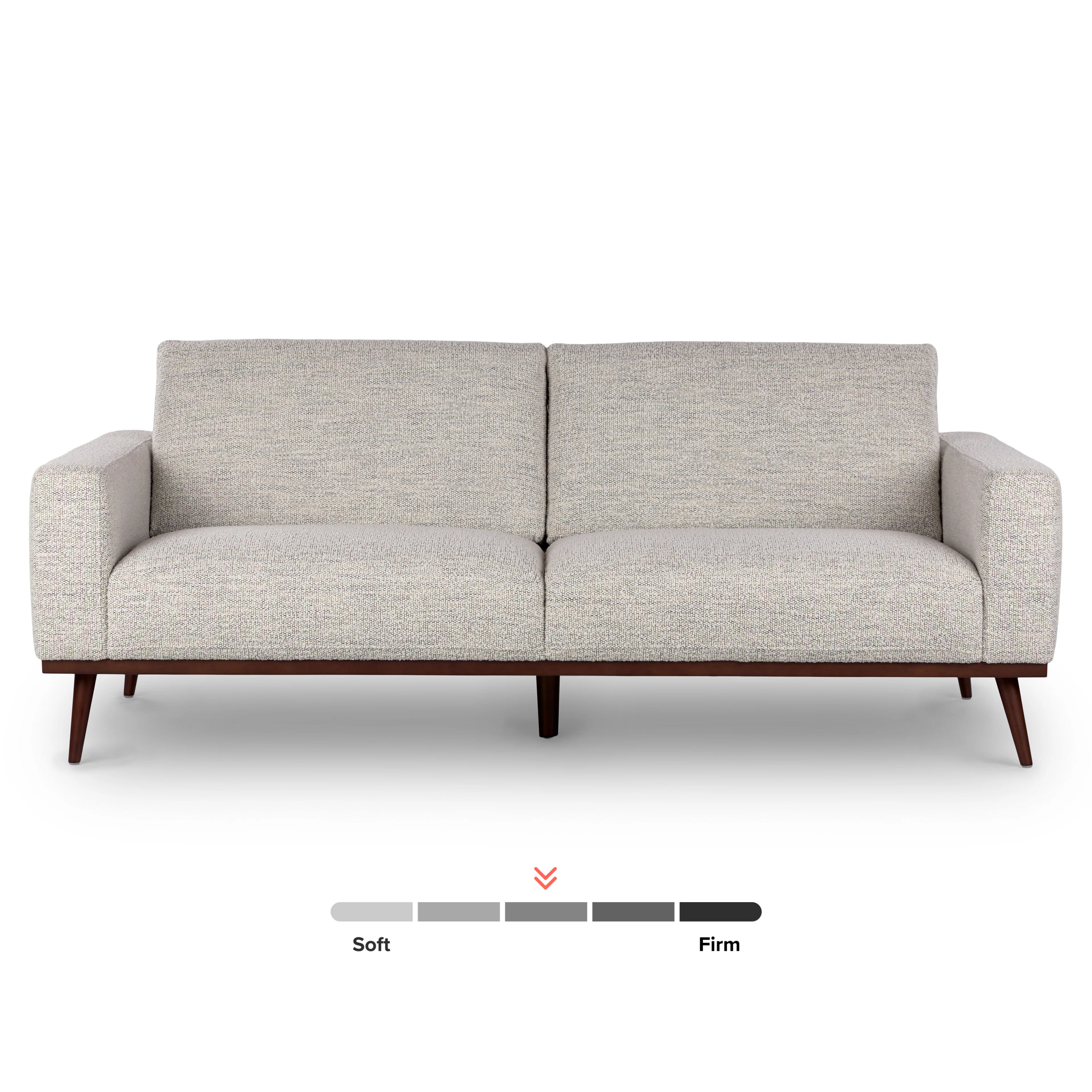 Rhett 84" Sofa - Pepper Ivory