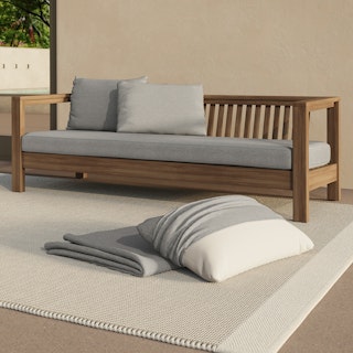Palmera Outdoor Sofa Cushion Cover Set - Dravite Gray