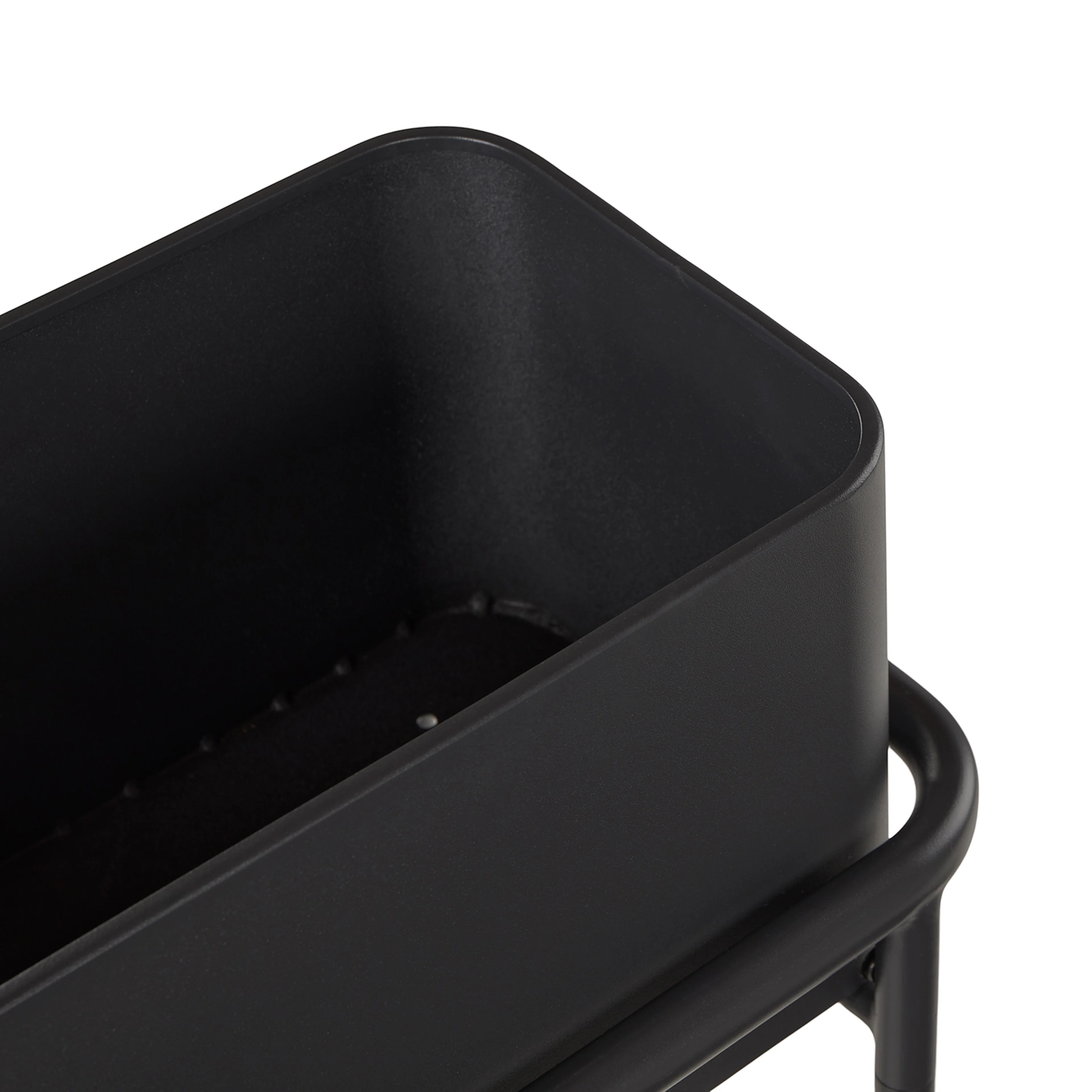 Marais Tall Black Outdoor Planter - Stylish & Durable