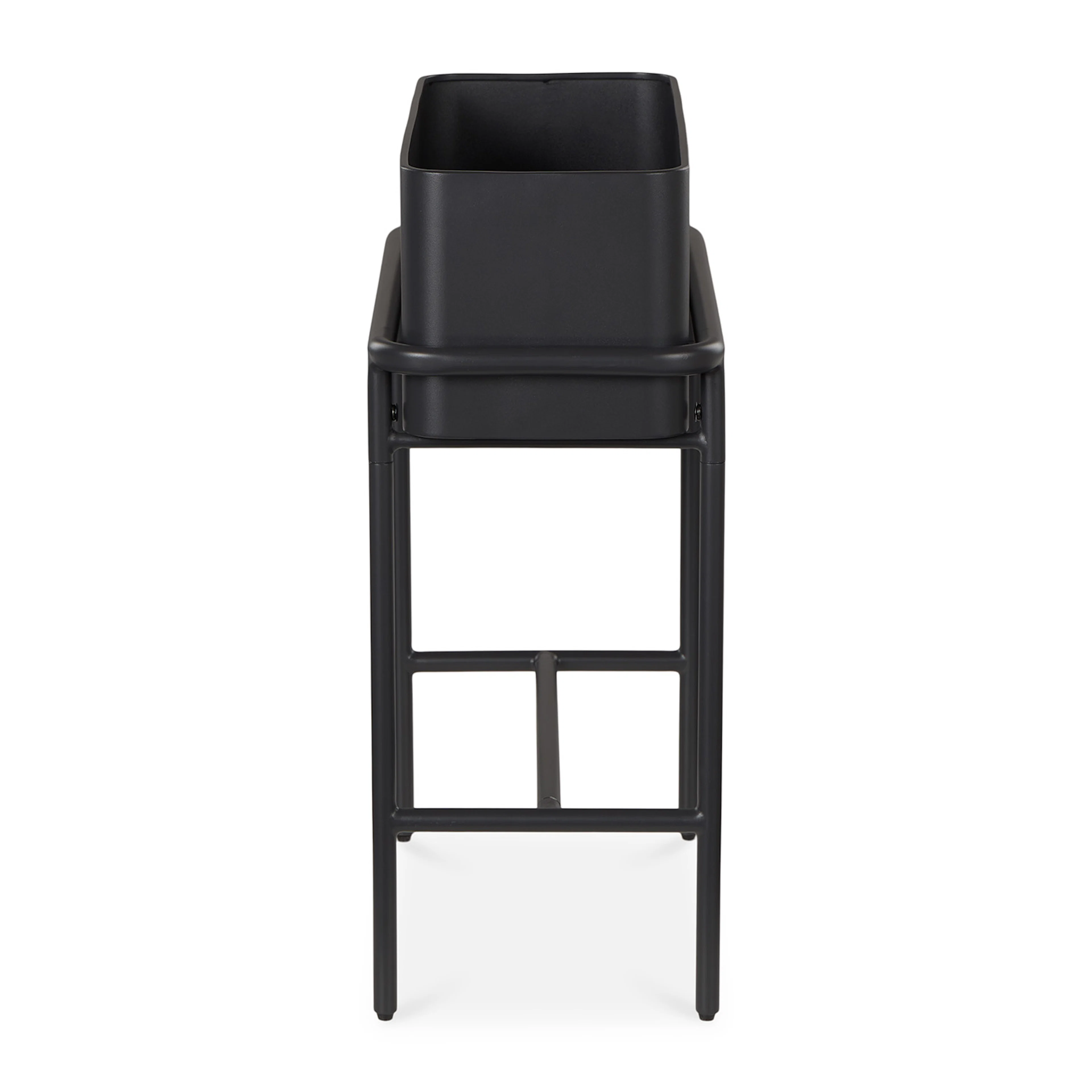 Marais Tall Black Outdoor Planter - Stylish & Durable