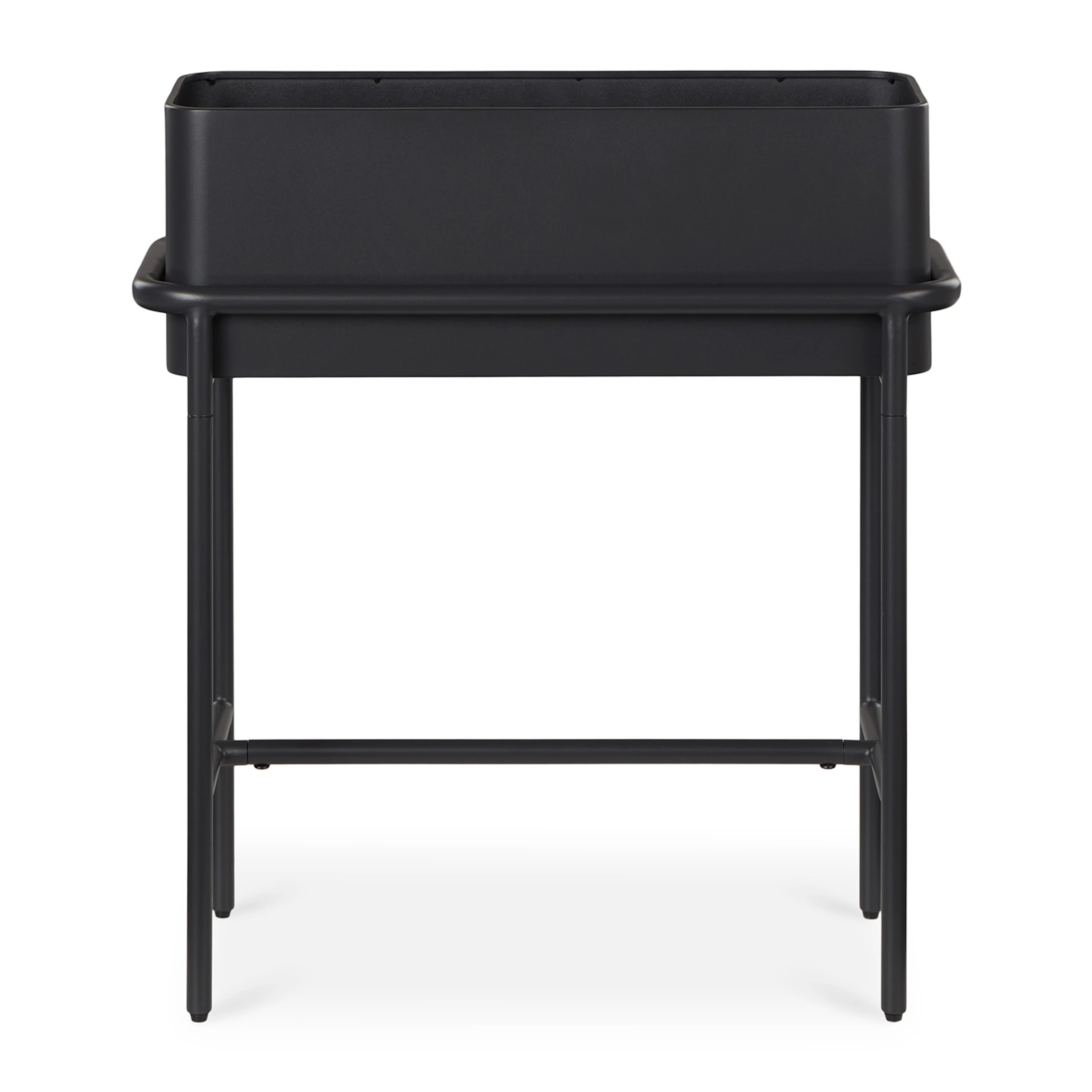 Marais Tall Black Outdoor Planter - Stylish & Durable