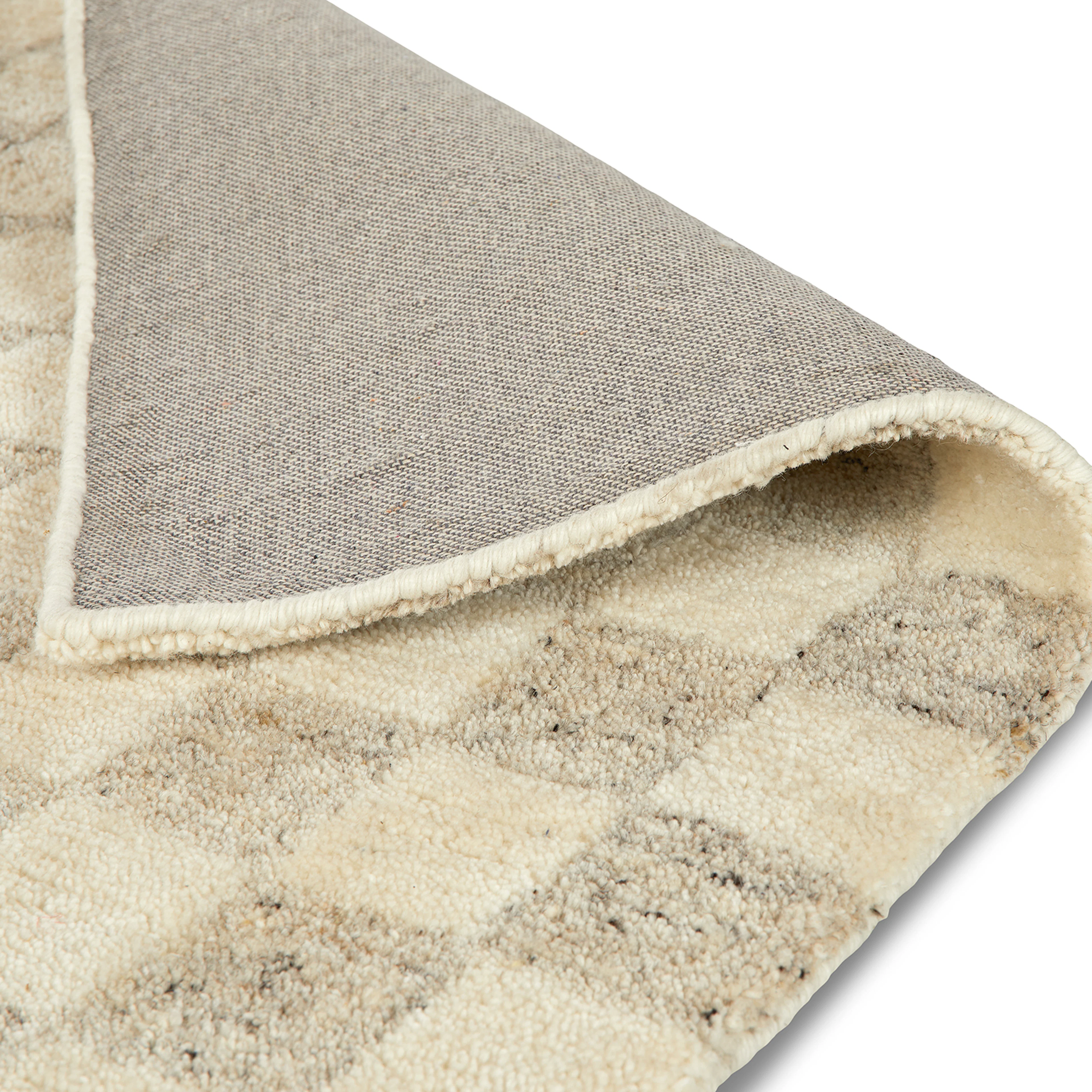 Murray 8 x 10 Wool Rug - Checkered Gray