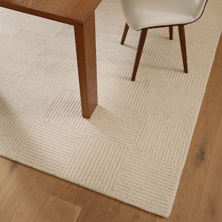 Clyde Textured Ivory Rug 8 x 10