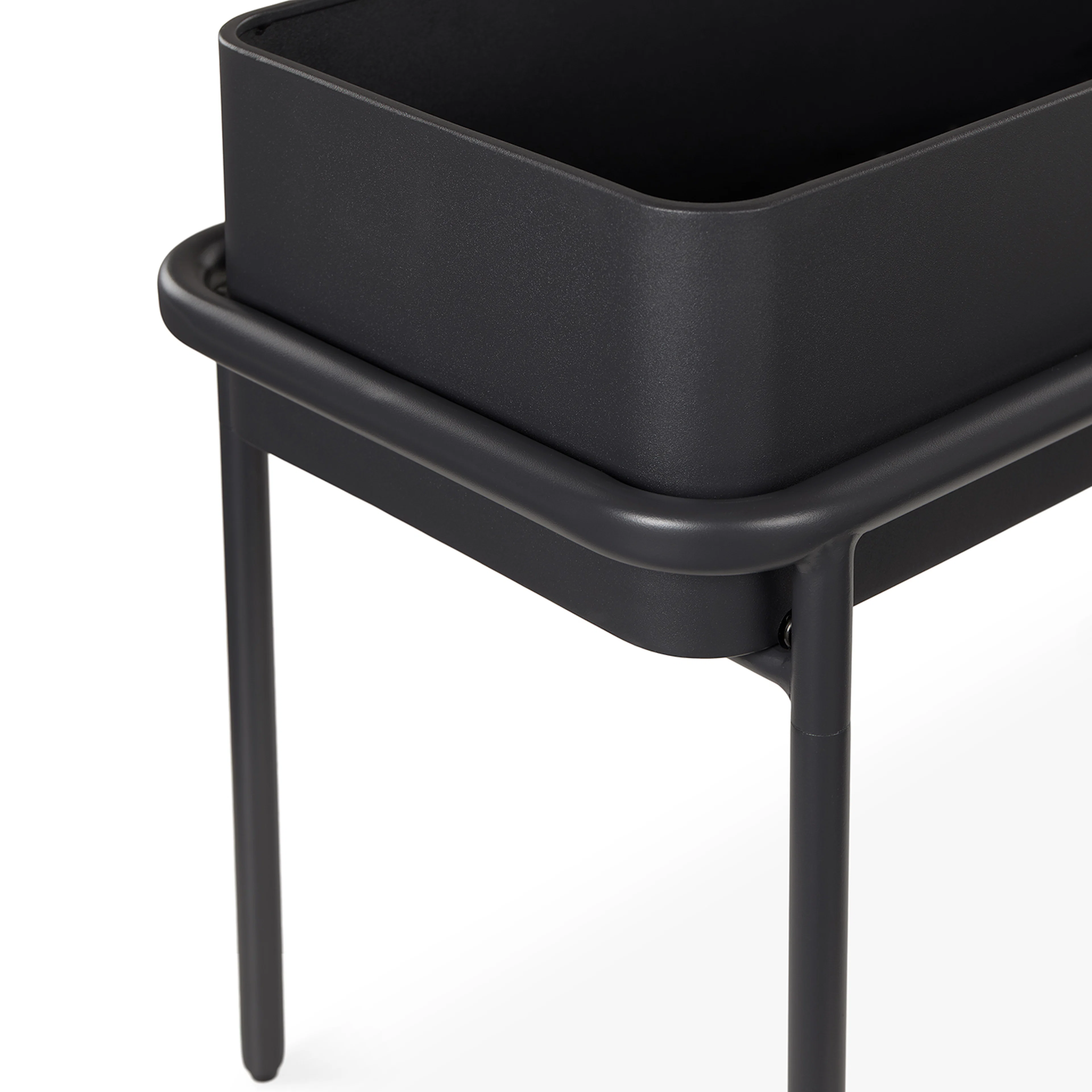 Marais Outdoor Low Planter Black - Stylish & Durable