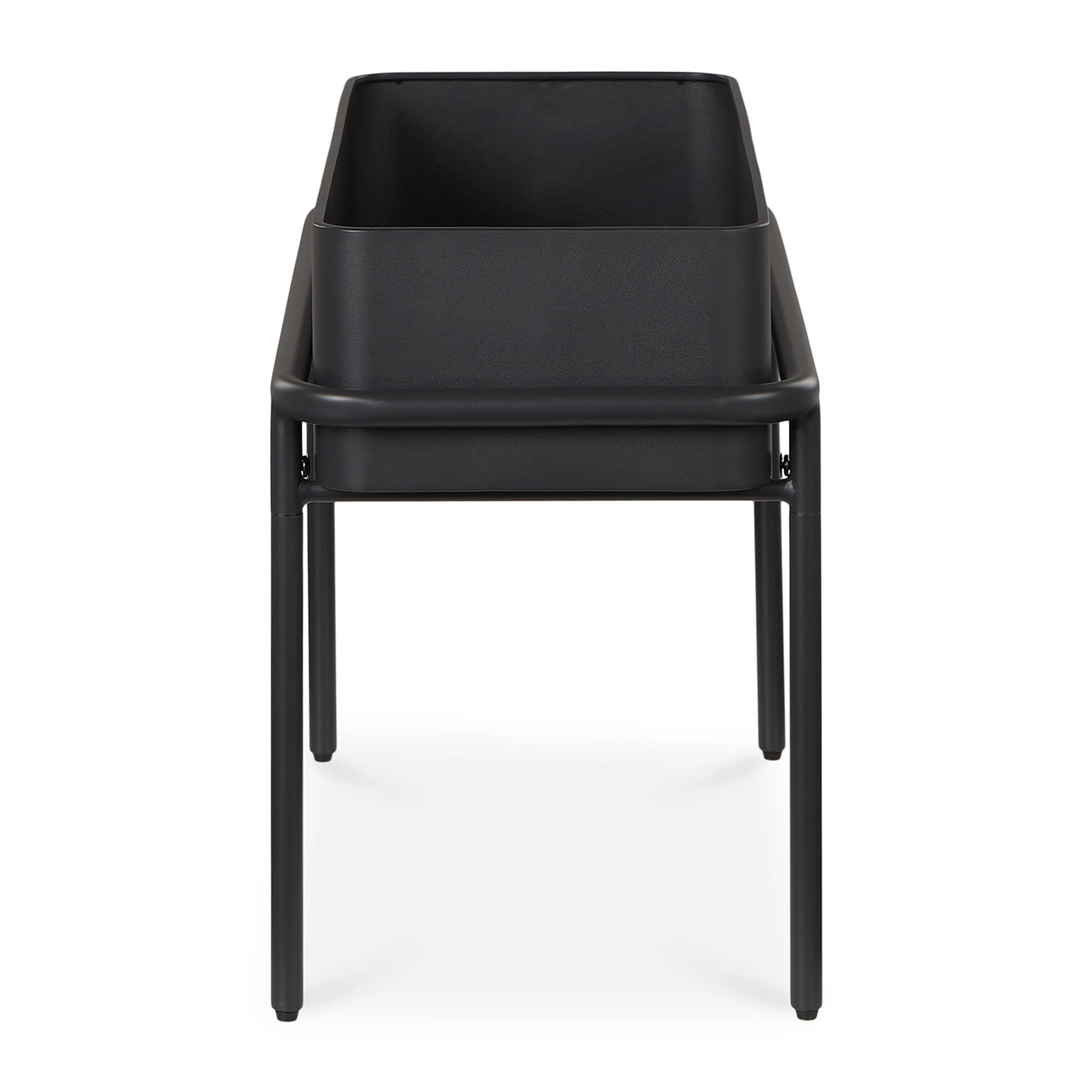 Marais Outdoor Low Planter Black - Stylish & Durable