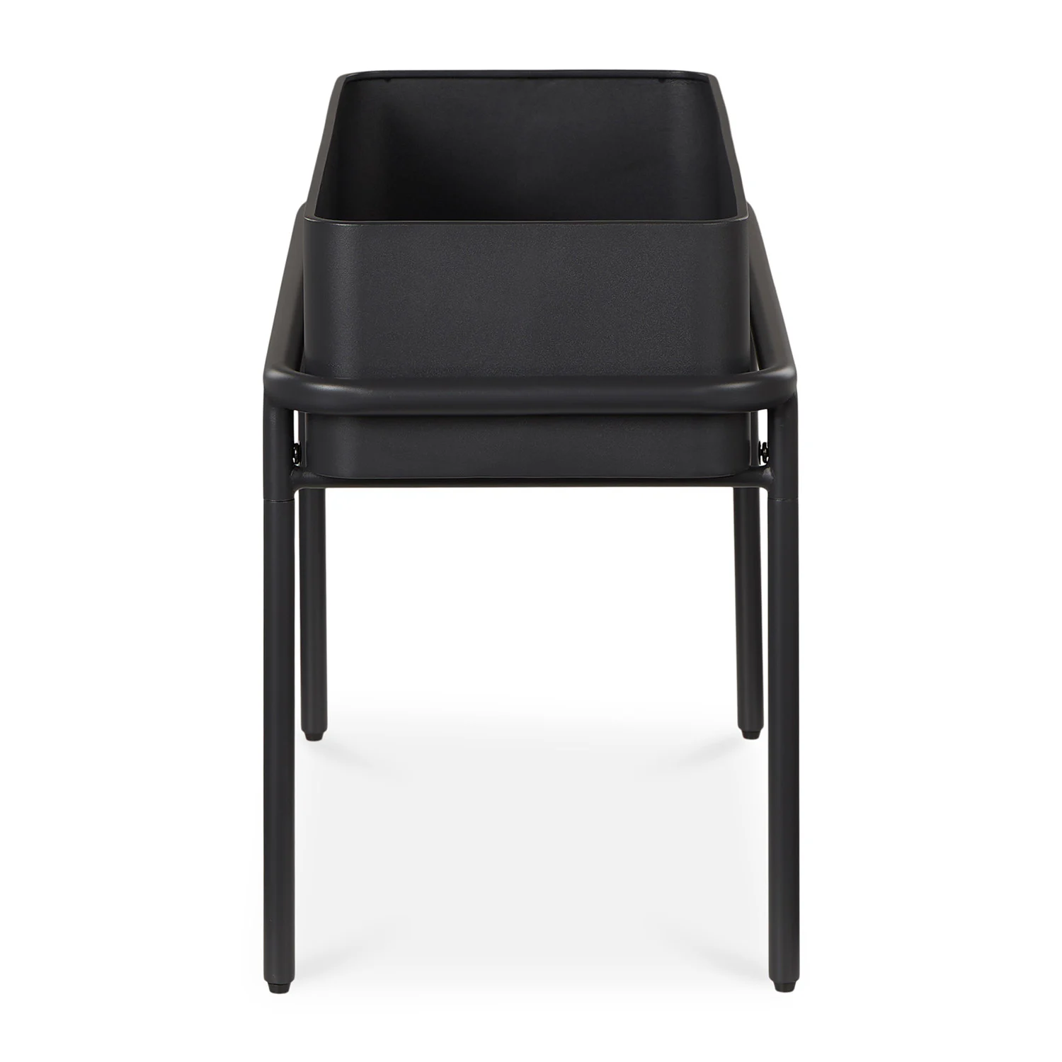 Marais Outdoor Low Planter Black - Stylish & Durable