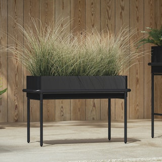 Marais Low Outdoor Planter - Black