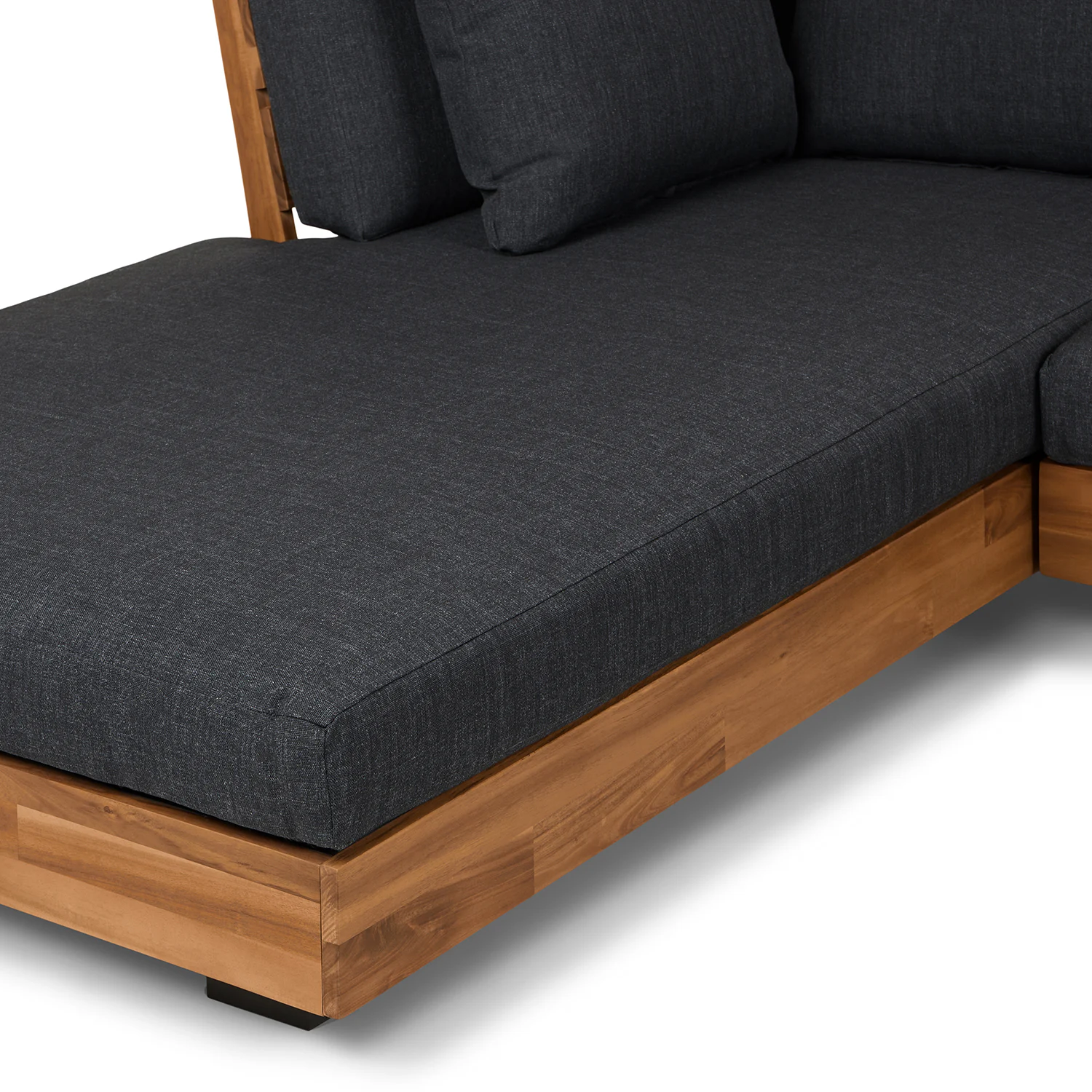 Lubek 82.5" Outdoor Low Left Sectional - Slate Gray