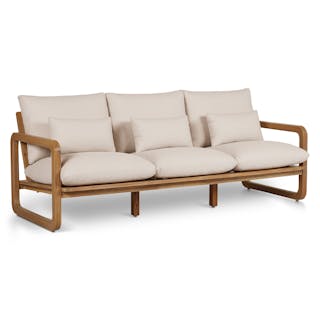 Laholm 88" Outdoor Sofa - Dravite Ivory