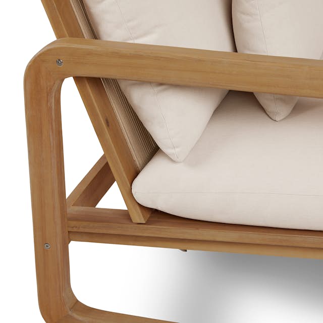 Laholm 88" Outdoor Sofa - Dravite Ivory | Stylish & Durable