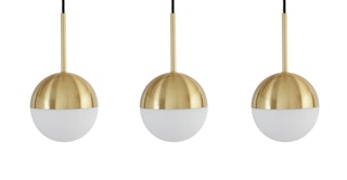 Ardeo Brass Pendant Lamp Set