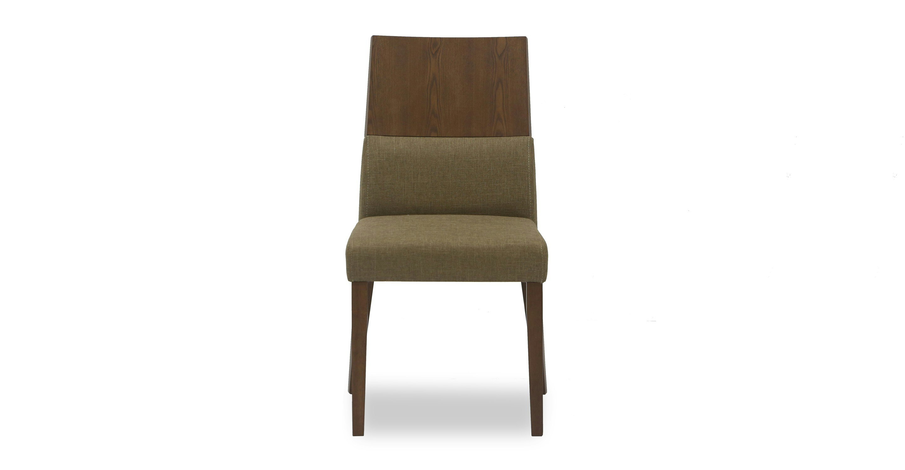 Vivian Latte Fabric Upholstered Dining Chair Dining