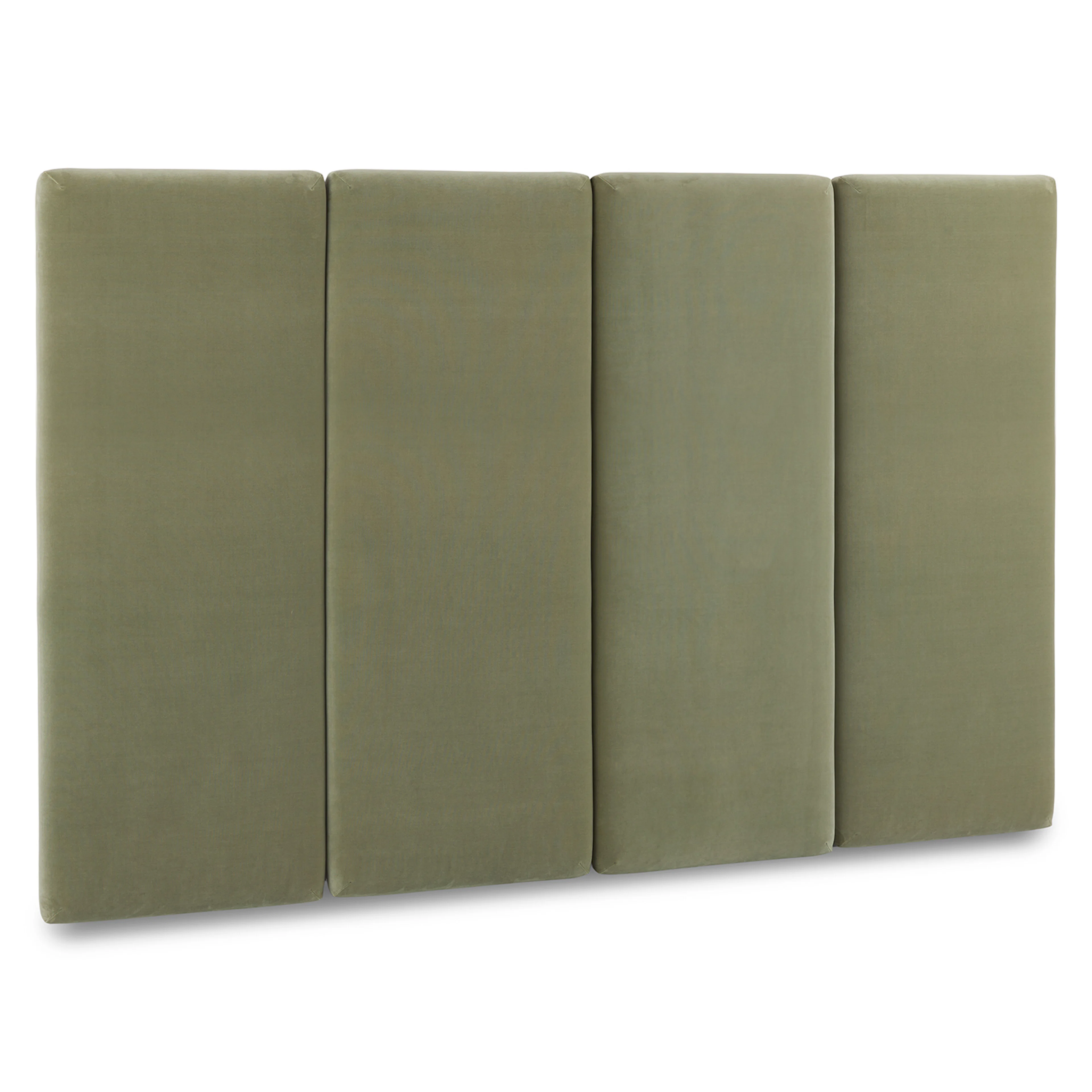 Noel King Tall Velvet Headboard - Plush Pacific Sage