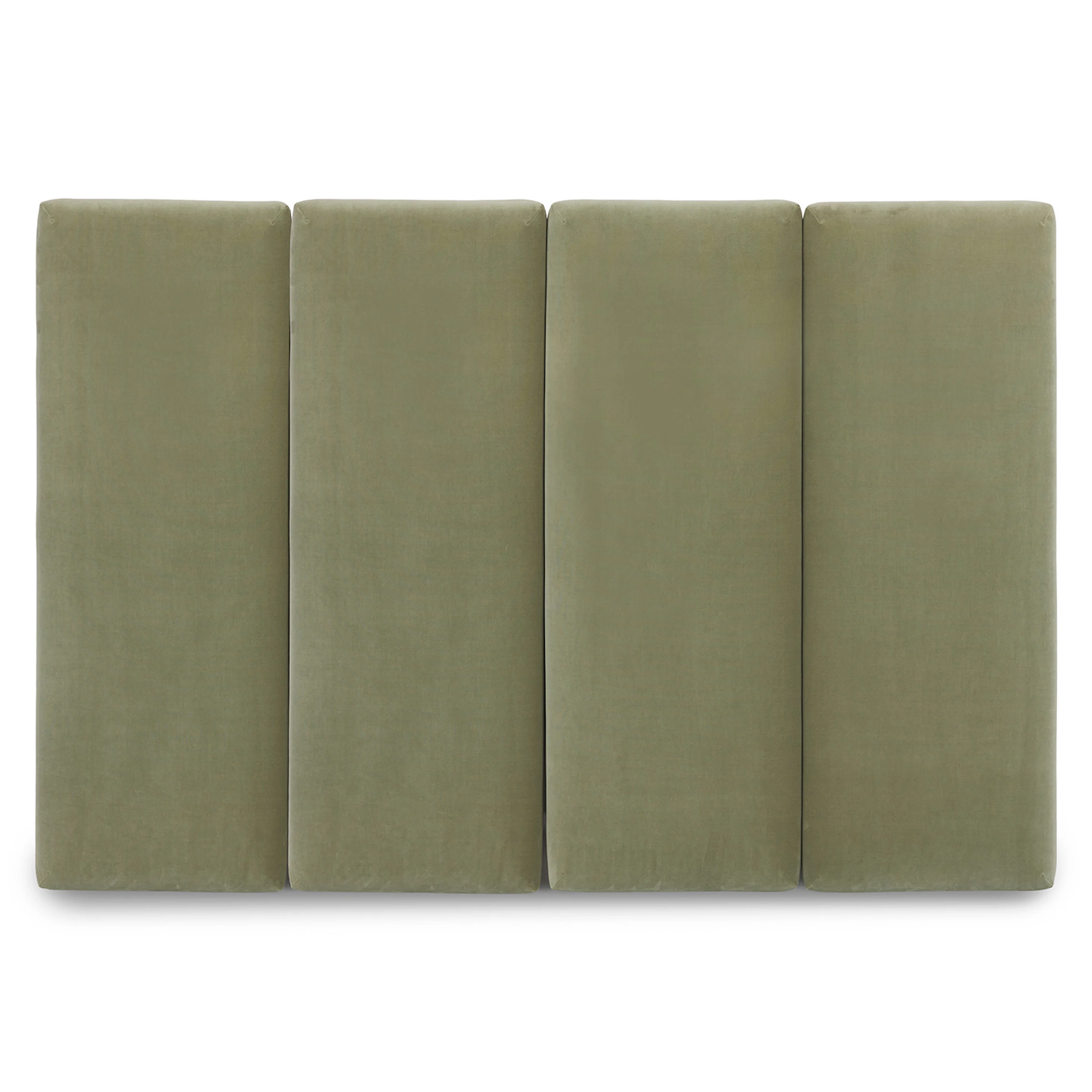 Noel King Tall Velvet Headboard - Plush Pacific Sage