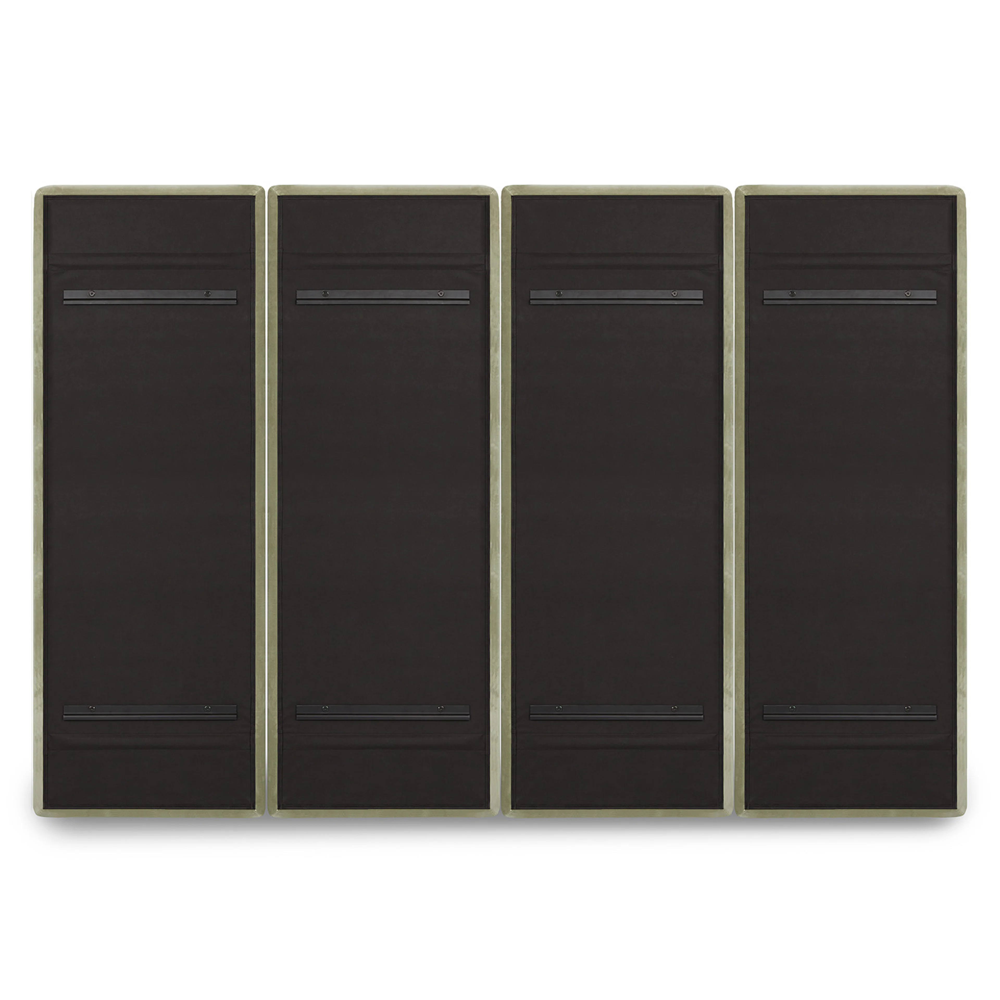 Noel King Tall Velvet Headboard - Plush Pacific Sage