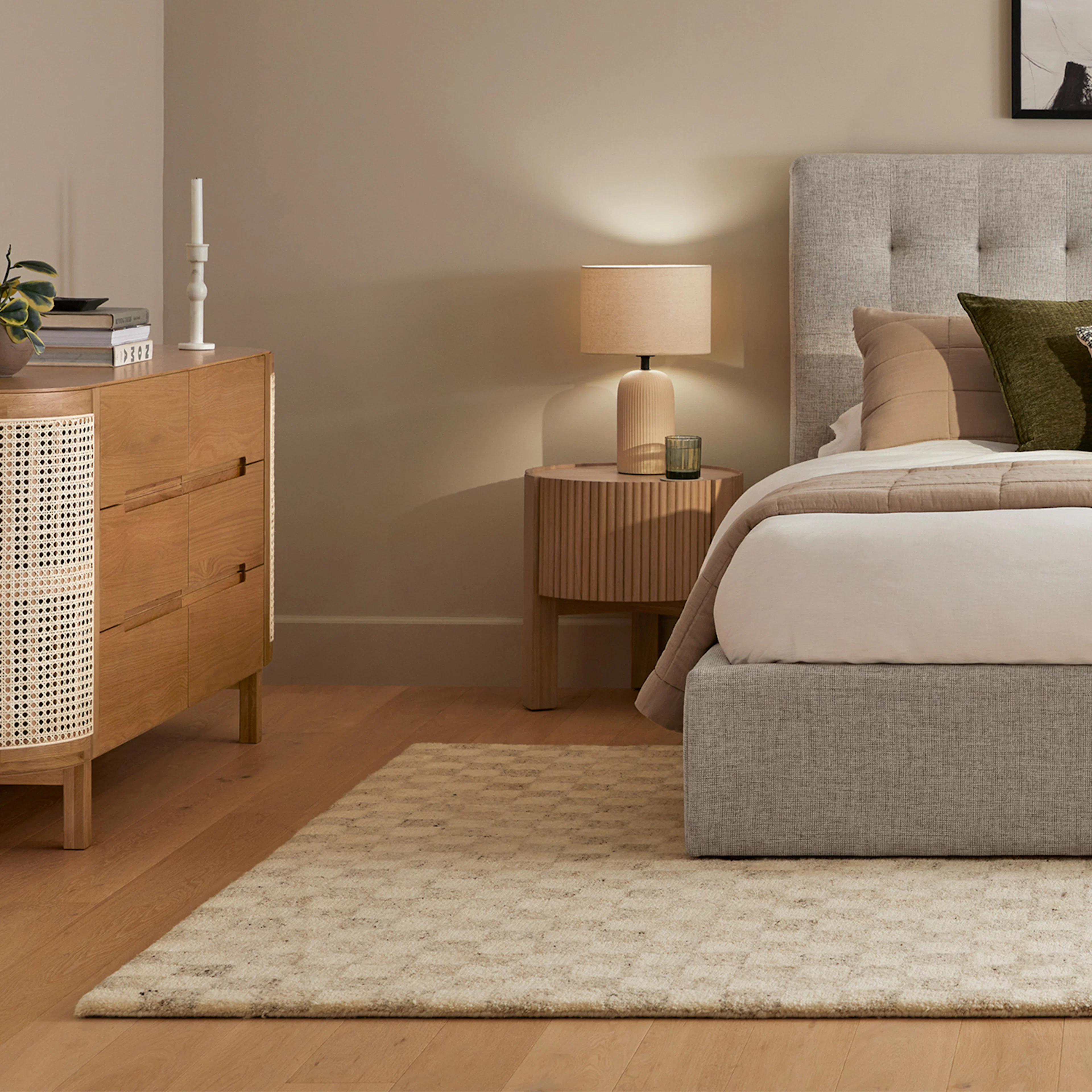Palisade Table Lamp in Putty Gray - Stylish & Modern