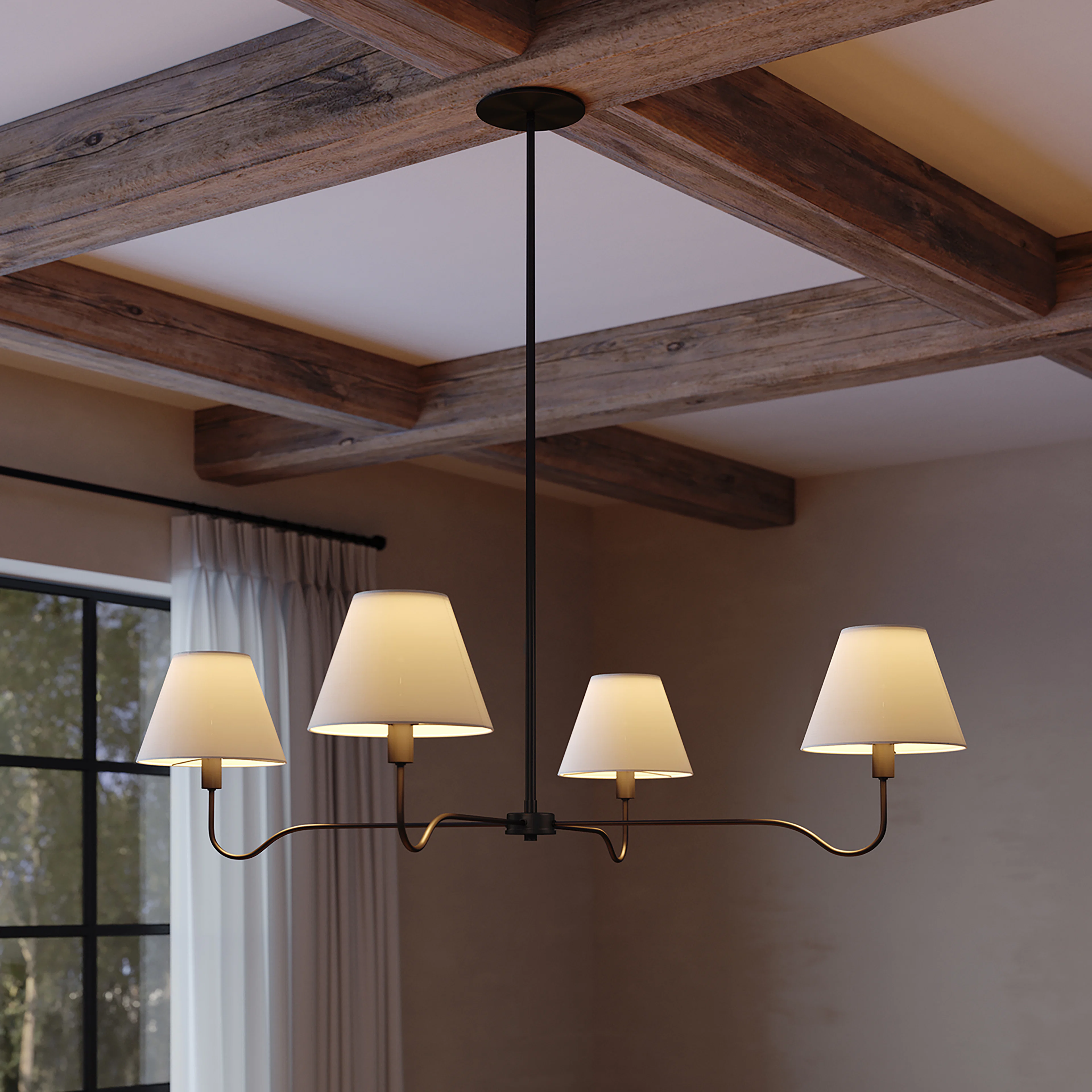Lombard Chandelier - Black