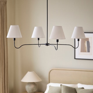 Lombard Chandelier - Black