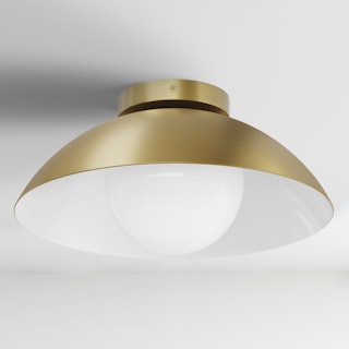 Gemma Flushmount Ceiling Light - Brass