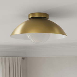 Gemma Flushmount Ceiling Light - Brass