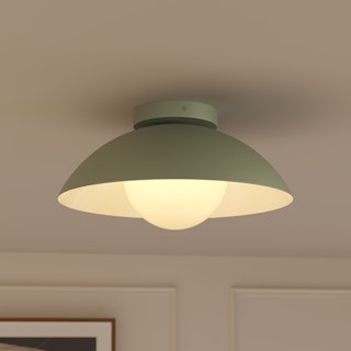 Gemma Flushmount Ceiling Light - Green