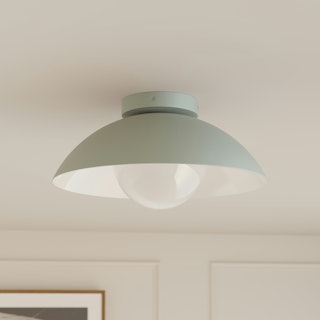 Gemma Flushmount Ceiling Light - Green