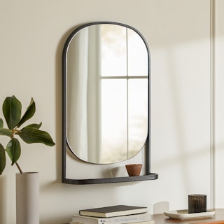 Klein Black Wall Mirror