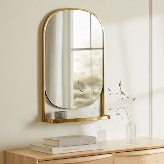 Klein Wall Mirror - Brass