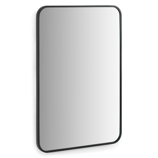 Mansfield Rectangular Wall Mirror - Black