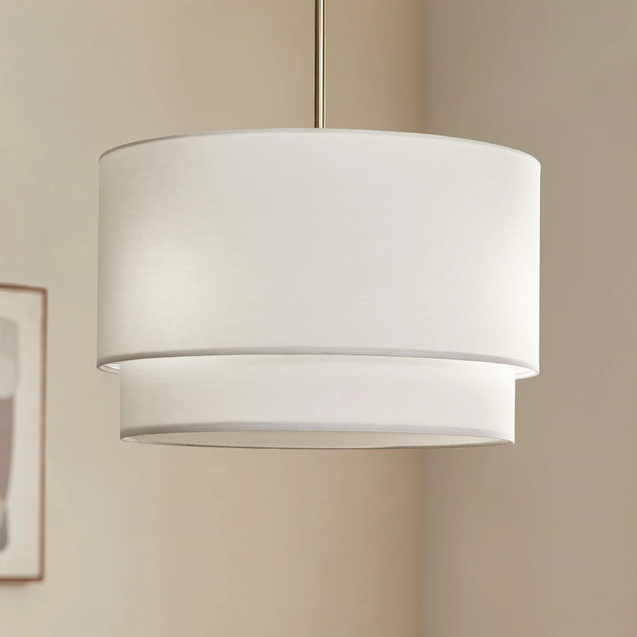 Zebu Linen Pendant Lamp