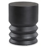 Pindo Outdoor Concrete Side Table - Black